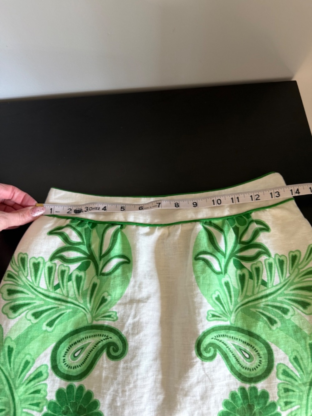 Farm Rio Festival Green Midi Skirt & Blouse - Picture 2 of 16